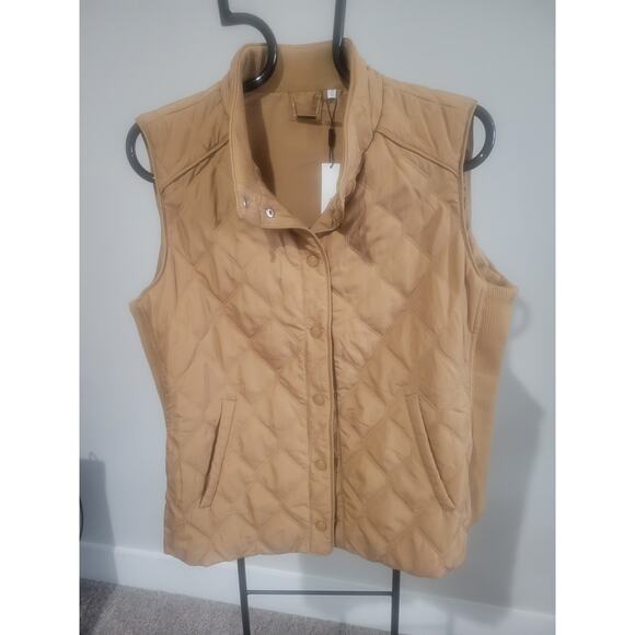 Chico's NWT Size 3.5 XL Camel VEST MSRP $105 - Picture 4 of 12